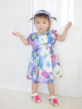 Anna Sui Mini アナスイ ミニ のワンピースを使ったキッズ人気ファッションコーディネート Wear