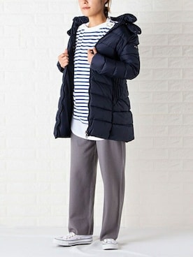 「TATRAS（タトラス）のアイテム」を使った、nol satoさん（レディース・160cm）の冬コーディネート