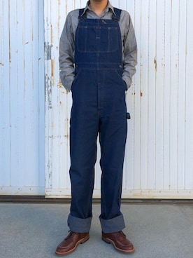 「BIG YANK（ビッグヤンク）のアイテム」を使った、Testarossaさん（メンズ・173cm）の秋コーディネート