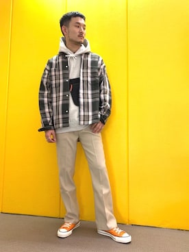 Koki Iwaiさん（メンズ・173cm）の春コーディネート