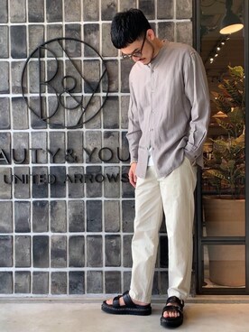 Koki Iwaiさん(メンズ・173cm)の春コーディネート