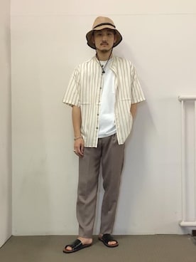 Koki Iwaiさん(メンズ・173cm)の夏コーディネート