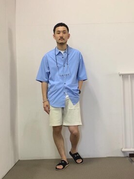 Koki Iwaiさん（メンズ・173cm）の夏コーディネート