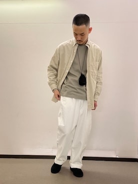 「アイテム（その他シューズ）」を使った、Koki Iwaiさん（メンズ・173cm）の冬コーディネート