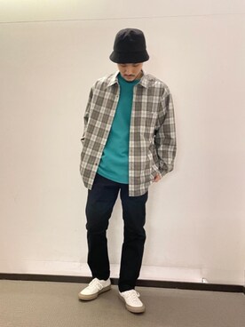 Koki Iwaiさん（メンズ・173cm）の冬コーディネート