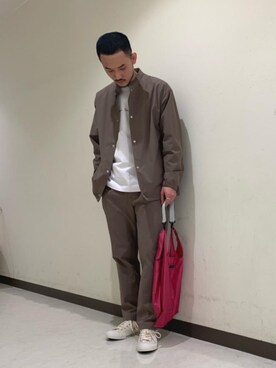 「RECOMMEND  ITEM STYLING」｜「アイテム（その他アウター）」を使った、Koki Iwaiさん（メンズ・173cm）の冬コーディネート
