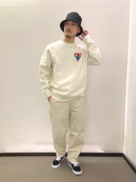 Koki Iwaiさん（メンズ・173cm）の冬コーディネート