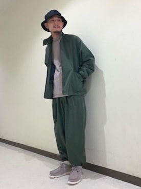 Koki Iwaiさん（メンズ・173cm）の冬コーディネート