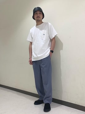 「allery（アレリー）のアイテム（バッグ）」を使った、Koki Iwaiさん（メンズ・173cm）の春コーディネート