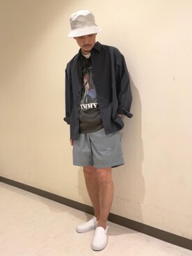 「JIMMY'Z（ジミーズ）のアイテム」を使った、Koki Iwaiさん（メンズ・173cm）の春コーディネート