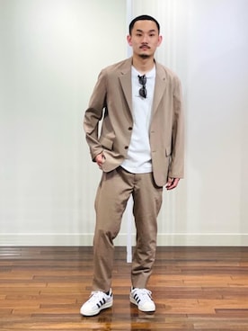 Koki Iwaiさん(メンズ・173cm)の春コーディネート