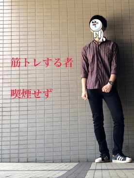 のだおふぃさん(メンズ・175cm)の春コーディネート