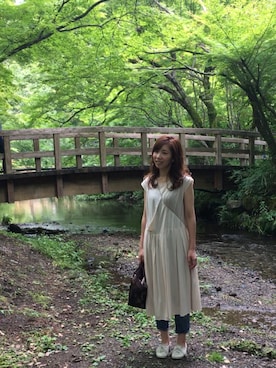 「GASA*（ガサ）のアイテム」を使った、みさきさん（レディース・165cm）の夏コーディネート