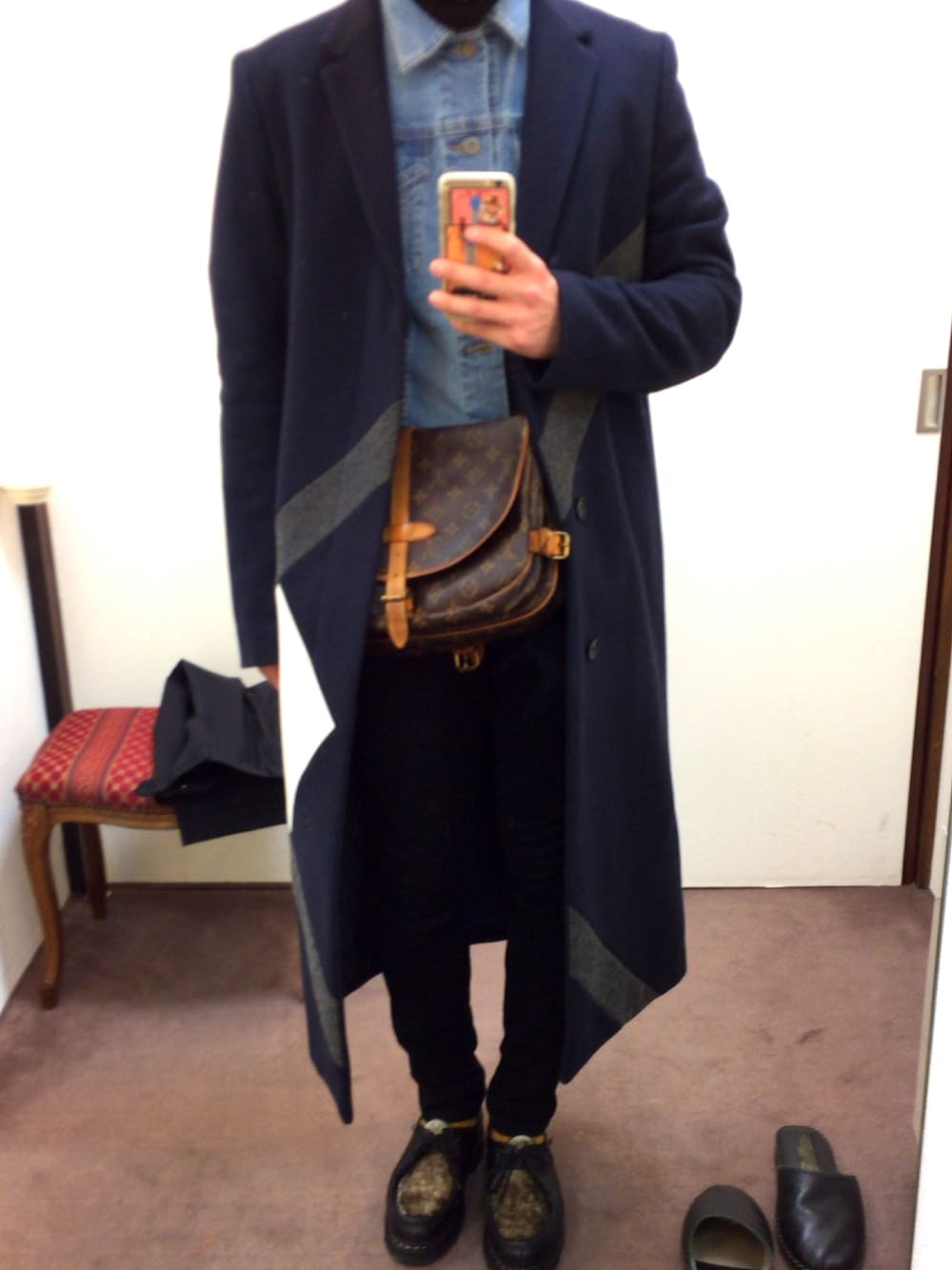 MSGM エムエスジーエム 新品 アローデザイン チェスターコート 38 MSGM エムエスジーエム 新品 アローデザイン チェスターコート 38