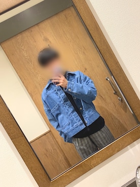 「kutir（クティール）のアイテム（デニムジャケット）」を使った、ぽんぽんさん（メンズ・169cm）の春コーディネート