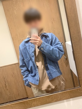 「kutir（クティール）のアイテム（デニムジャケット）」を使った、ぽんぽんさん（メンズ・169cm）の春コーディネート
