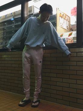 「Champion（チャンピオン）のアイテム（その他）」を使った、UTACHIさん（メンズ・168cm）の秋コーディネート
