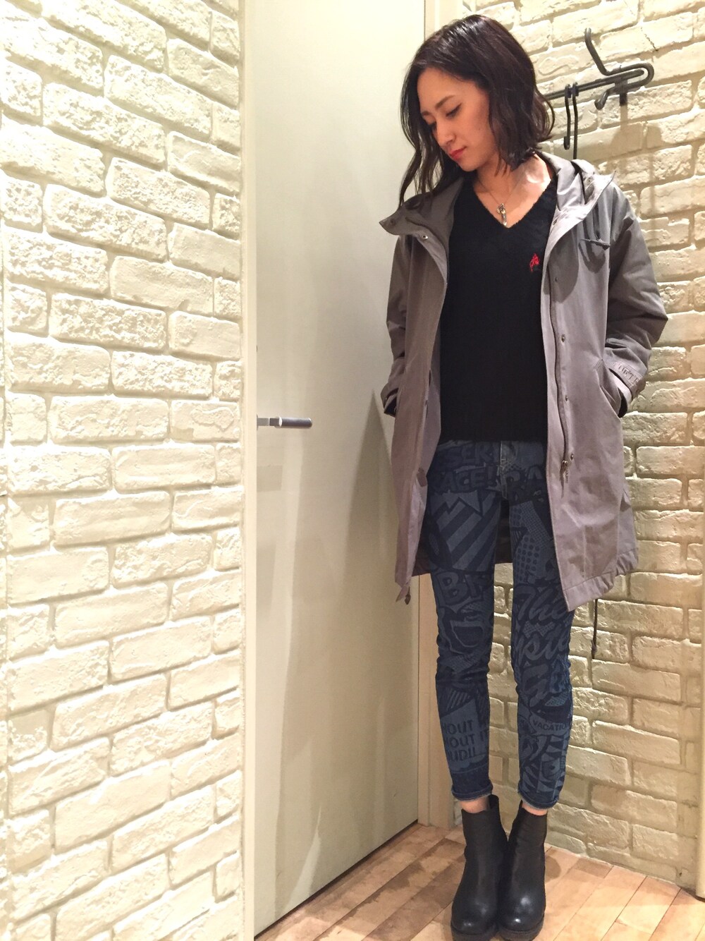 HYSTERIC VEGAS DAYS総柄 ハイライズスリムPT HYSTERIC VEGAS DAYS総柄 ハイライズスリムPT HYSTERIC GLAMOUR