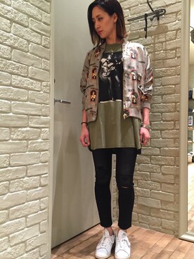 kanaさん（レディース・172cm）の春コーディネート