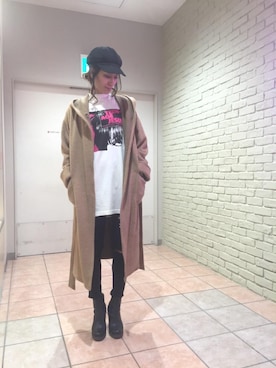 「hystericglamour」｜「アイテム（トレンチコート）」を使った、kanaさん（レディース・172cm）の秋コーディネート