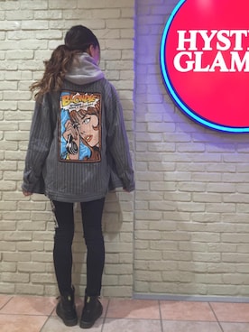 「ビッグサイズコーデ」｜「アイテム（ジャケット/アウター）」を使った、kanaさん（レディース・172cm）の冬コーディネート