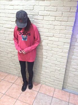 「ビッグサイズコーデ」｜kanaさん（レディース・172cm）の冬コーディネート