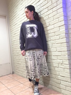 「プリーツワンピ」｜kanaさん（レディース・172cm）の冬コーディネート