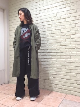 kanaさん（レディース・172cm）の冬コーディネート