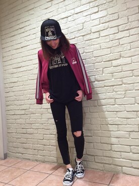 「hystericglamour」｜「アイテム（ブルゾン）」を使った、kanaさん（レディース・172cm）の春コーディネート