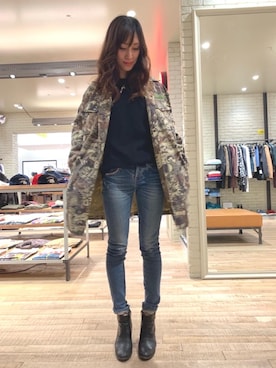 kanaさん（レディース・172cm）の冬コーディネート