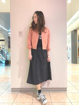 kanaさん（レディース・172cm）の春コーディネート