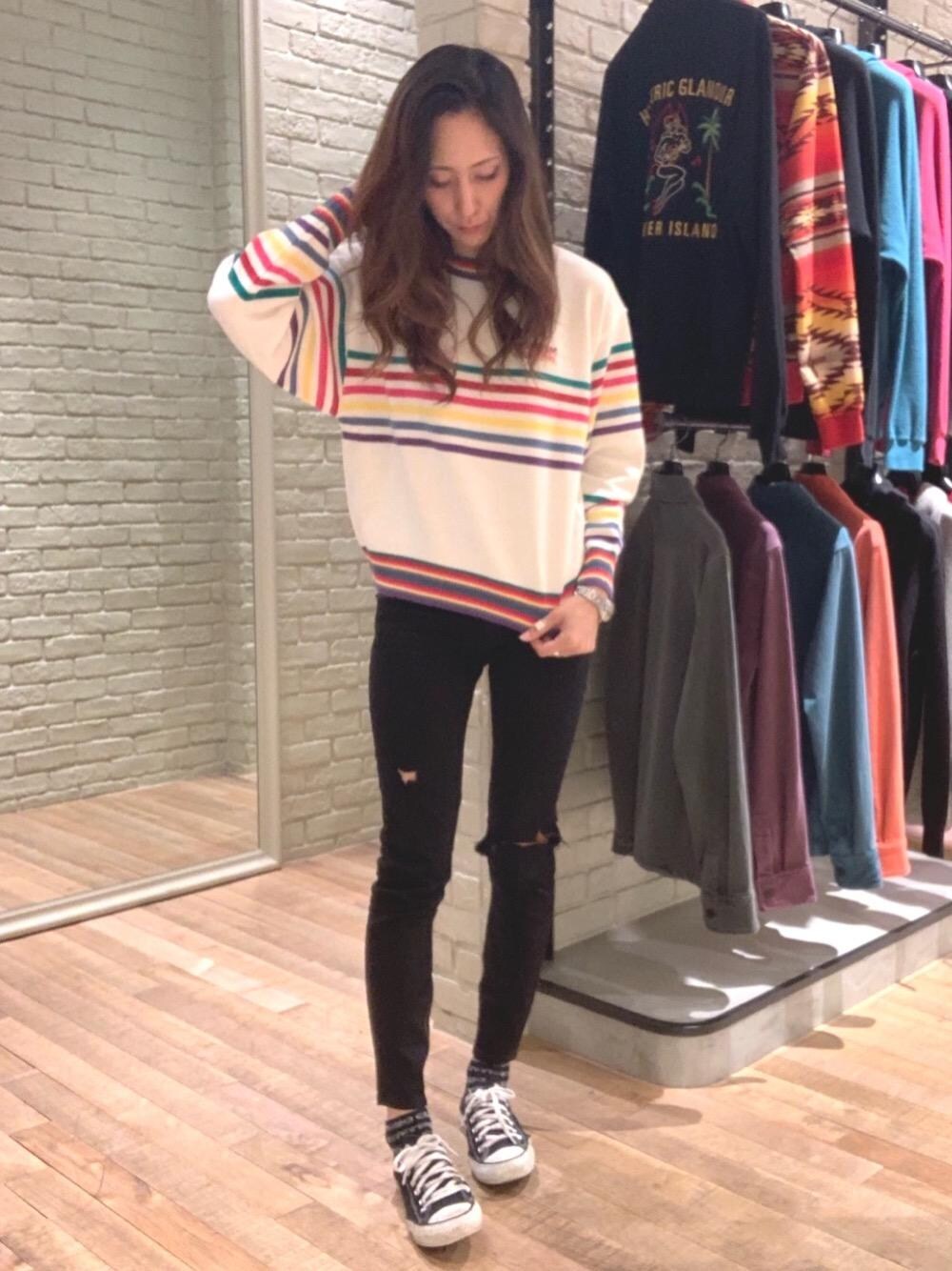 HYSTERIC GLAMOUR（ヒステリックグラマー）の「HYS RAINBOW刺繍 プル