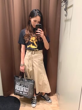 kanaさん(レディース・172cm)の夏コーディネート