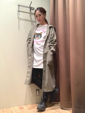 kanaさん（レディース・172cm）の冬コーディネート