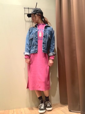 kanaさん(レディース・172cm)の春コーディネート