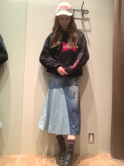 HYSTERIC GLAMOUR（ヒステリックグラマー）の「HYS FLAMEワッペン付き