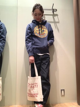 「でにむ」｜「アイテム（スリッポン）」を使った、kanaさん（レディース・172cm）の冬コーディネート