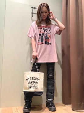 「アイテム（ワンピース、ピンク系）」を使った、kanaさん（レディース・172cm）の夏コーディネート