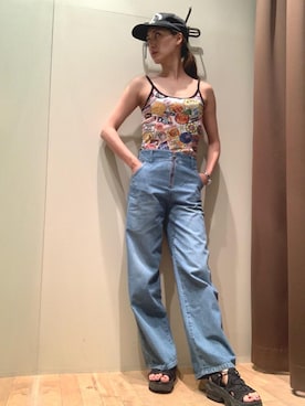 「でにむ」｜「アイテム（キャミソール）」を使った、kanaさん（レディース・172cm）の夏コーディネート