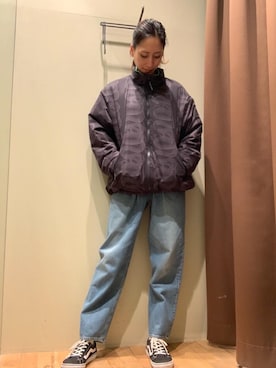 「でにむ」｜「アイテム（その他アウター）」を使った、kanaさん（レディース・172cm）の秋コーディネート