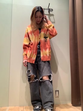 「らふこーで」｜kanaさん（レディース・172cm）の春コーディネート