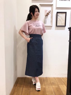 マジェスティックレゴンアミュプラザ小倉店スタッフさん（レディース・160cm）の春コーディネート