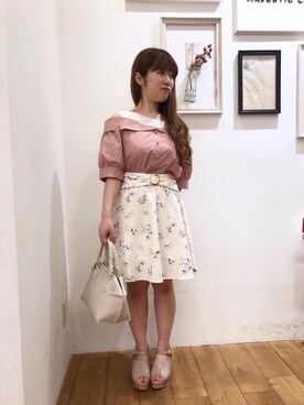 マジェスティックレゴンアミュプラザ小倉店スタッフさん（レディース・145cm）の春コーディネート