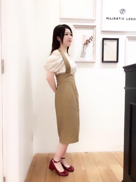 マジェスティックレゴンアミュプラザ小倉店スタッフさん（レディース・160cm）の夏コーディネート