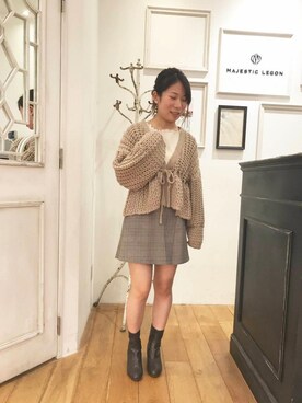 マジェスティックレゴンアミュプラザ小倉店スタッフさん(レディース・153cm)の秋コーディネート