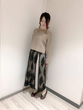 マジェスティックレゴンアミュプラザ小倉店スタッフさん（レディース・160cm）の秋コーディネート