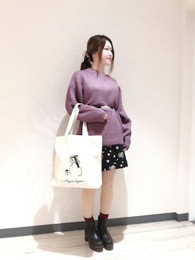 マジェスティックレゴンアミュプラザ小倉店スタッフさん（レディース・160cm）の秋コーディネート