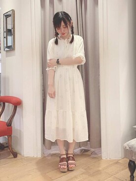 マジェスティックレゴンアミュプラザ小倉店スタッフさん（レディース・158cm）の夏コーディネート
