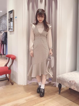 マジェスティックレゴンアミュプラザ小倉店スタッフさん（レディース・163cm）の秋コーディネート