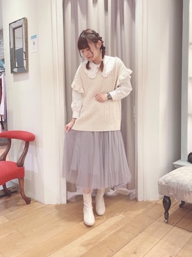 「マルチWAY」｜マジェスティックレゴンアミュプラザ小倉店スタッフさん（レディース・158cm）の冬コーディネート
